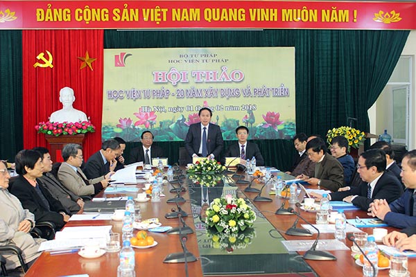 Học viện Tư pháp vươn mình trở thành trung tâm lớn đào tạo các chức danh Tư pháp