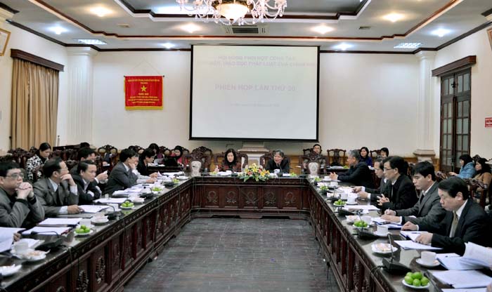 Coordinating Council for legal dissemination and education of the Government held its 20th meeting