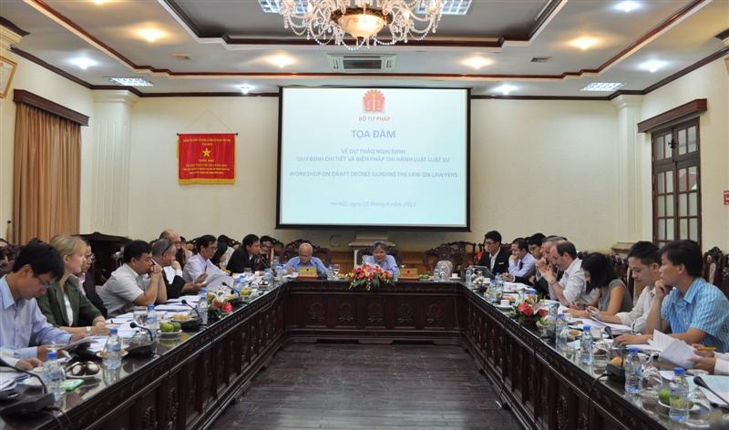 Workshop on draft Decree guiding the law on lawyers