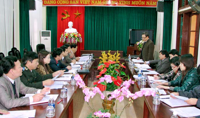 Ministry of Justice delegation works in Son La