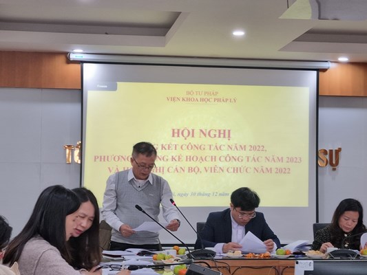 Hội nghị Tổng kết công tác năm 2022, phương hướng, kế hoạch công tác năm 2023 và Hội nghị cán bộ, viên chức năm 2022