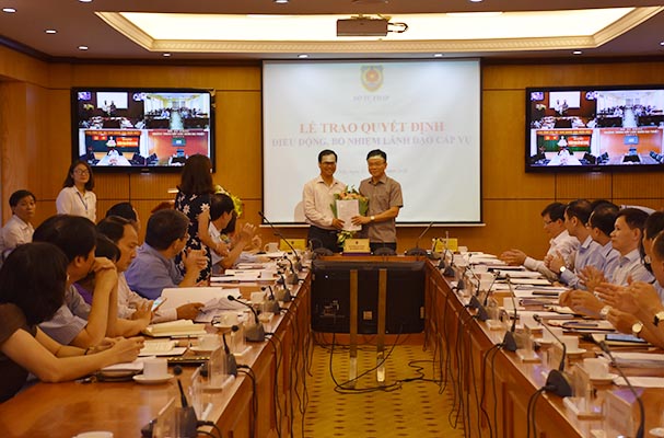 Bộ Tư pháp bổ nhiệm Chánh Văn phòng Đảng – Đoàn thể