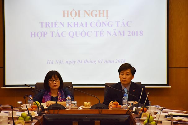 Hội nghị triển khai công tác hợp tác quốc tế năm 2018