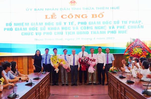 Thừa Thiên Huế: Công bố Quyết định bổ nhiệm Phó Giám đốc Sở Tư pháp