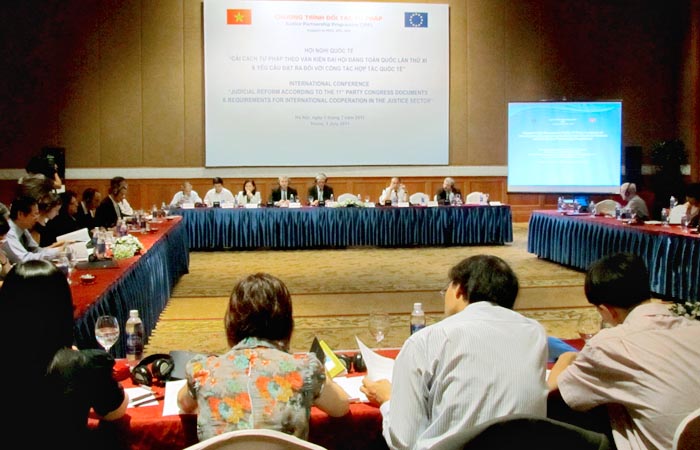 International Conference on judicial reform according to the 11th Party Congress documents and the requirements set for international cooperation