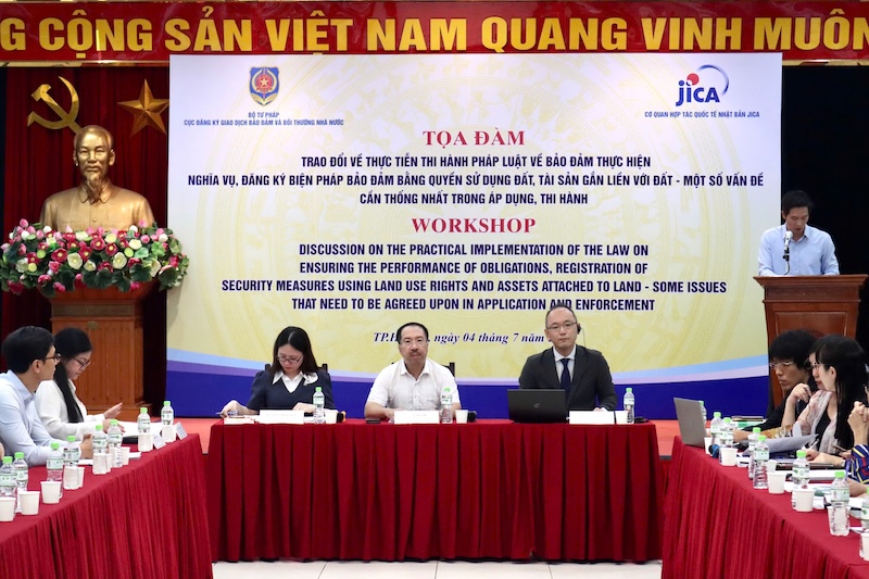 Nâng cao hiệu quả công tác đăng ký biện pháp bảo đảm bằng quyền sử dụng đất,tài sản gắn liền với đất