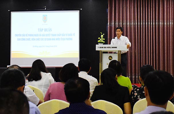Tập huấn chuyên sâu về phòng ngừa và giải quyết tranh chấp đầu tư quốc tế ở các tỉnh miền Trung