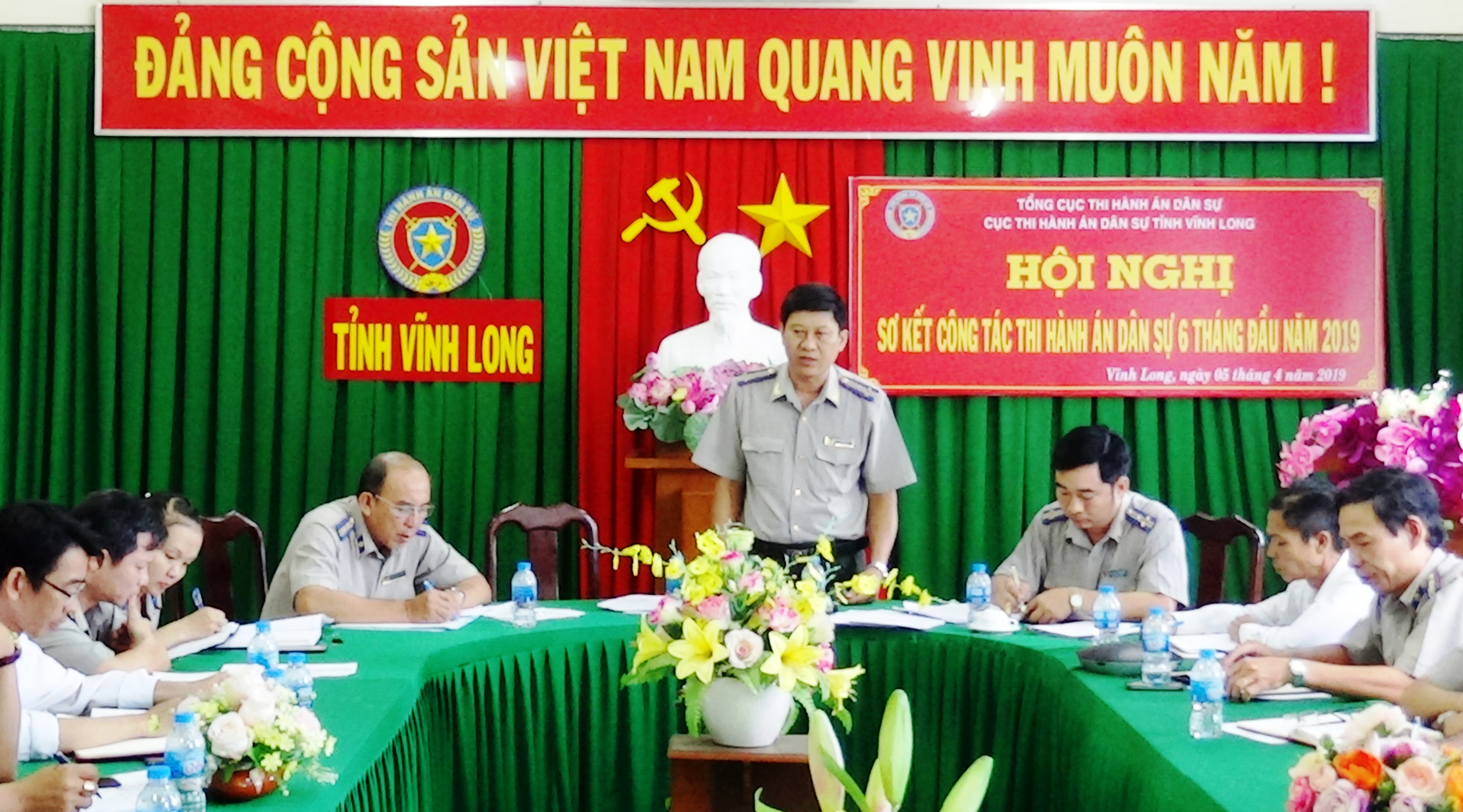 Cục Thi hành án dân sự tỉnh Vĩnh Long sơ kết công tác thi hành án dân sự, hành chính 6 tháng đầu năm 2019