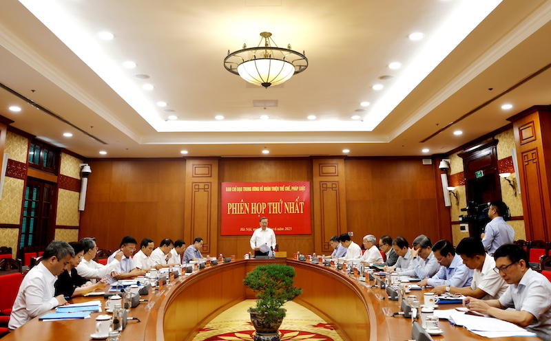 Kết luận của Tổng Bí thư tại Phiên họp thứ nhất BCĐ Trung ương về hoàn thiện thể chế, pháp luật