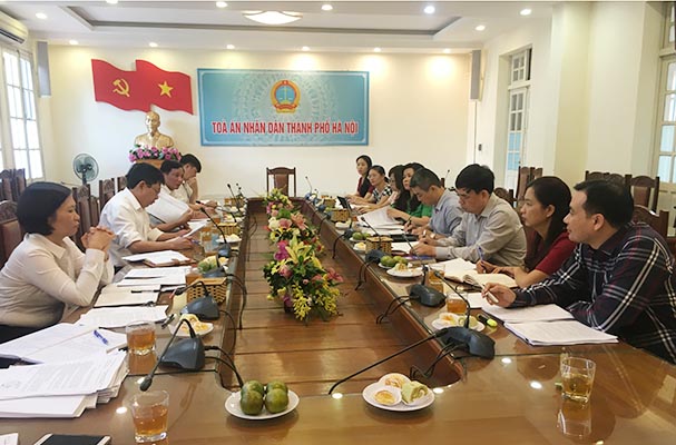 Kiểm tra công tác tương trợ tư pháp tại TAND TP.Hà Nội và TAND TP.Đà Nẵng