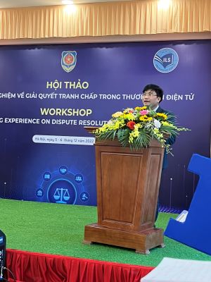 Hội thảo “Chia sẻ kinh nghiệm về giải quyết tranh chấp trong thương mại điện tử” phiên họp thứ nhất
