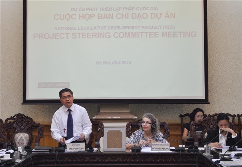 The first meeting of the steering committee for national legislative development project