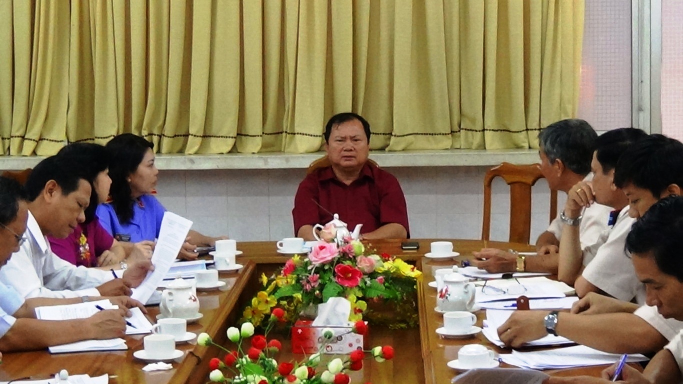 Cục Thi hành án dân sự tỉnh Vĩnh Long Họp Ban Chỉ đạo Thi hành án