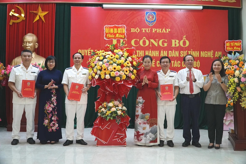 Công bố Quyết định thành lập THADS tỉnh Nghệ An và 12 Phòng THADS khu vực