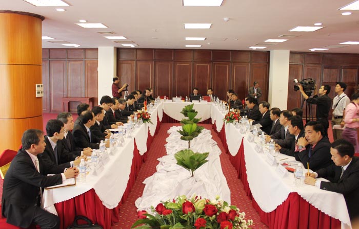 Minister of Justice pays a working visit to Lao People's Democratic Republic