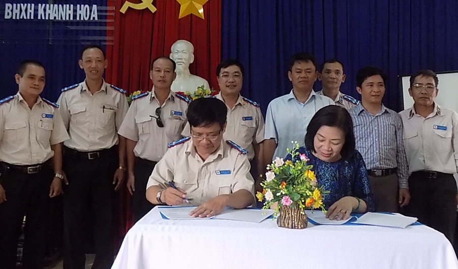 Cục Thi hành án dân sự tỉnh Khánh Hòa và Bảo hiểm xã hội tỉnh Khánh Hòa ký Quy chế phối hợp trong công tác thi hành án dân sự