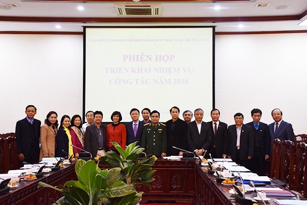 Hội đồng phối hợp phổ biến, giáo dục pháp luật Trung ương triển khai nhiệm vụ công tác năm 2018