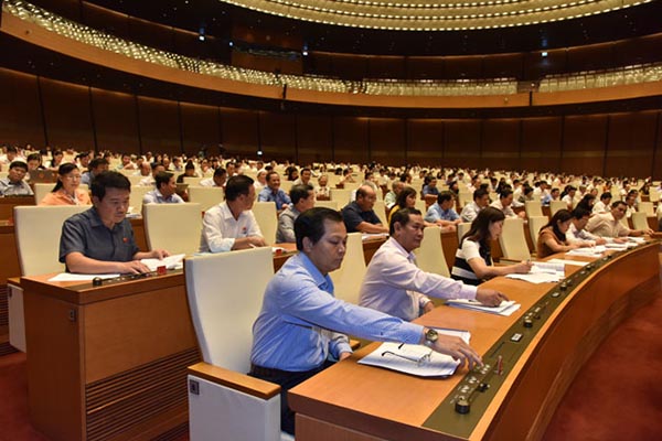 Quốc hội thông qua Nghị quyết về Chương trình xây dựng luật, pháp lệnh 2019