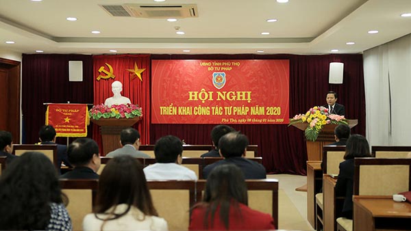 Phú Thọ tổ chức Hội nghị tổng kết công tác Tư pháp năm 2019