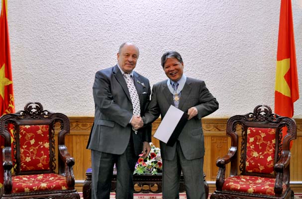 Minister Ha Hung Cuong met with the Ukrainian Union of Lawyers' delegation