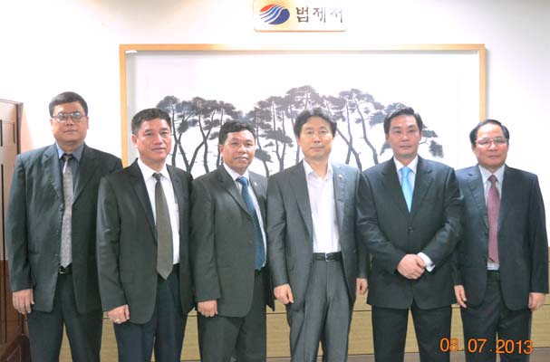 The Justice Ministry’s delegation work with the South Korean Ministry of Government Legislation