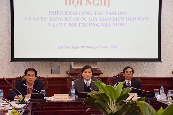 Hội nghị triển khai công tác năm 2018 của Cục Đăng ký quốc gia GDBĐ và Cục Bồi thường nhà nước