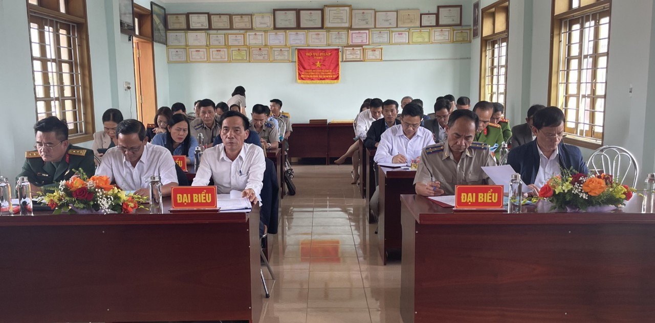 BAN CHỈ ĐẠO THI HÀNH ÁN DÂN SỰ HUYỆN HƯỚNG HÓA TỔNG KẾT CÔNG TÁC NĂM 2023; TRIỂN KHAI CHỈ TIÊU, NHIỆM VỤ THI HÀNH ÁN DÂN SỰ, THEO DÕI THI HÀNH ÁN HÀNH CHÍNH NĂM 2024