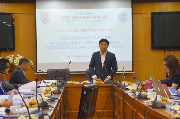 Hội thảo khoa học: Điều kiện cần và đủ để áp dụng pháp luật nước ngoài trong xét xử dân sự tại tòa án Việt Nam