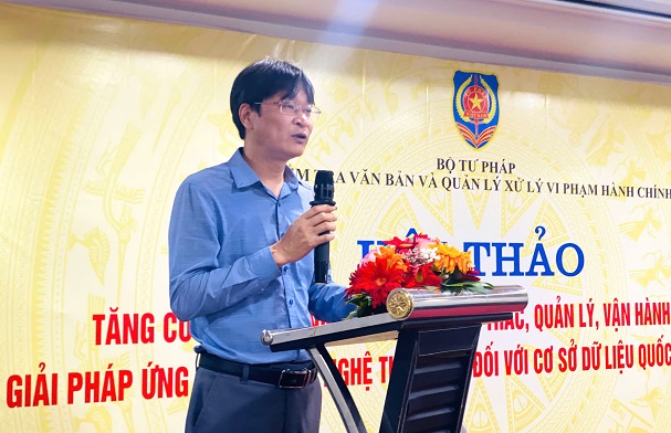 Ảnh đại diện Tăng cường kỹ năng, nghiệp vụ khai thác, quản lý vận hành và đề xuất giải pháp ứng dụng công nghệ thông tin đối với Cơ sở dữ liệu quốc gia về pháp luật