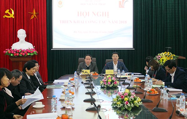 Hội nghị tổng kết công tác năm 2017 và triển khai công tác năm 2018 của Học viện Tư pháp