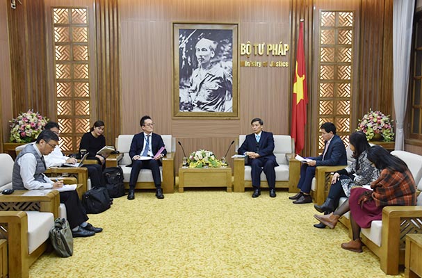 Việt Nam - Nhật Bản: Đẩy mạnh hợp tác về tư pháp và pháp luật trong giai đoạn mới