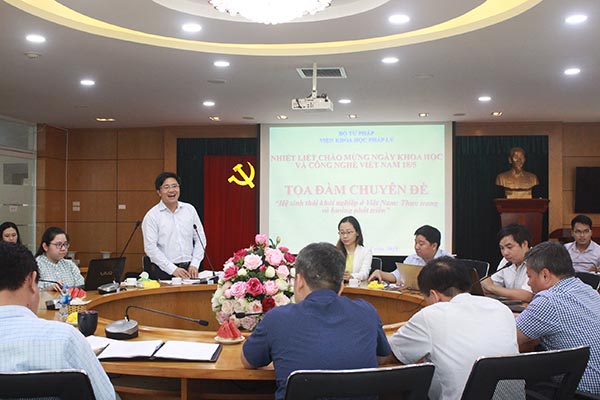 Bộ Tư pháp hưởng ứng Ngày Khoa học và Công nghệ năm 2018