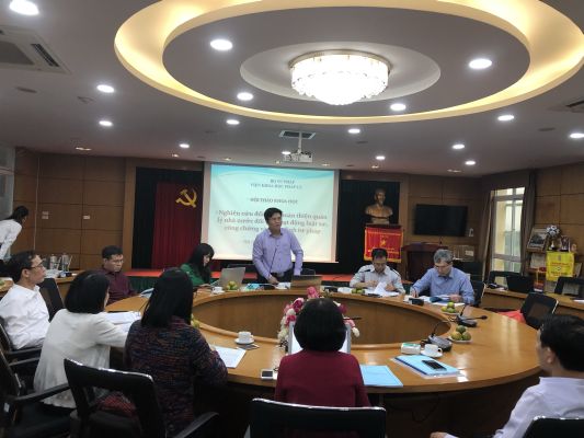 Tin hội thảo khoa học "Nghiên cứu đổi mới, hoàn thiện quản lý nhà nước đối với hoạt động luật sư, công chứng và giám định tư pháp đến năm 2030"