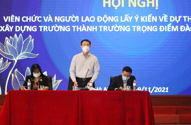 Trường Đại học Luật Hà Nội lấy ý kiến về dự thảo đề án tiếp tục xây dựng trường thành trường trọng điểm đào tạo về pháp luật