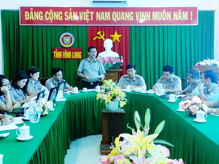 Tổng cục Thi hành án dân sự kiểm tra công tác xác minh, phân loại án; Công tác Văn phòng và chế độ báo cáo thống kê Thi hành án dân sự tại Cục Thi hành án dân sự tỉnh Vĩnh Long và Chi cục Thi hành án dân sự thành phố Vĩnh Long