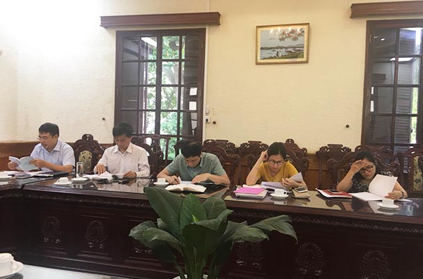 Chi bộ Vụ Pháp luật quốc tế họp thường kỳ tháng 7/2018