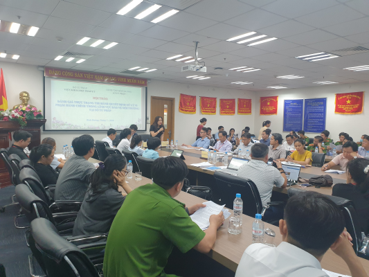 Khảo sát đánh giá thực trạng thi hành quyết định xử lý vi phạm hành chính trong lĩnh vực bảo vệ môi trường tại tỉnh Bình Dương