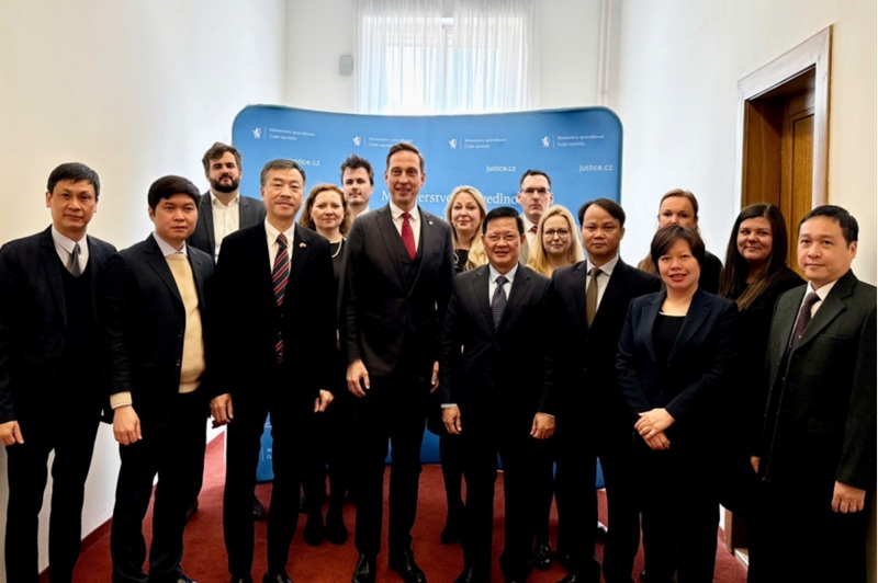 Thúc đẩy hợp tác pháp luật và tư pháp giữa Việt Nam và Séc