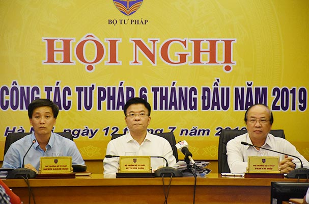 Bộ Tư pháp: Sơ kết công tác tư pháp 06 tháng đầu năm 2019