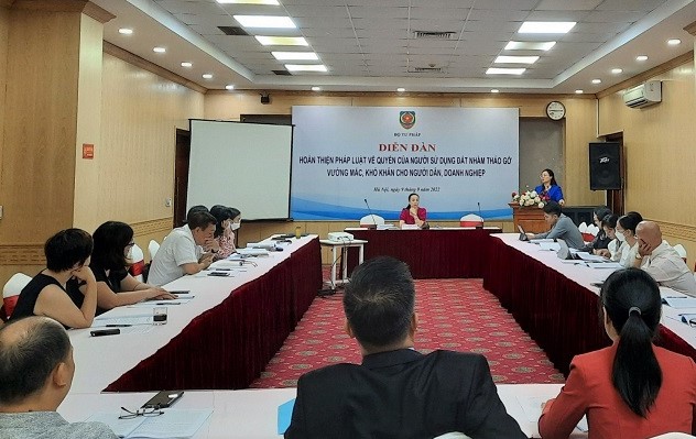 ​Hoàn thiện PL về quyền của người sử dụng đất nhằm tháo gỡ vướng mắc, khó khăn cho người dân, doanh nghiệp