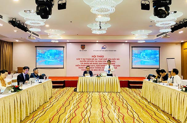 Thể chế hóa đầy đủ quyền sở hữu tài sản của tổ chức, cá nhân quy định trong Hiến pháp năm 2013