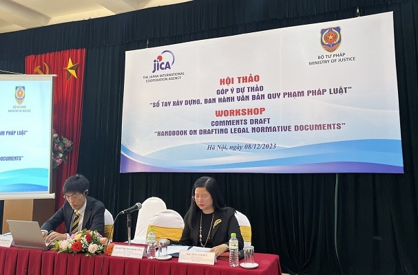 Bộ Tư pháp tổ chức Hội thảo “Góp ý dự thảo Sổ tay xây dựng, ban hành văn bản quy phạm pháp luật”