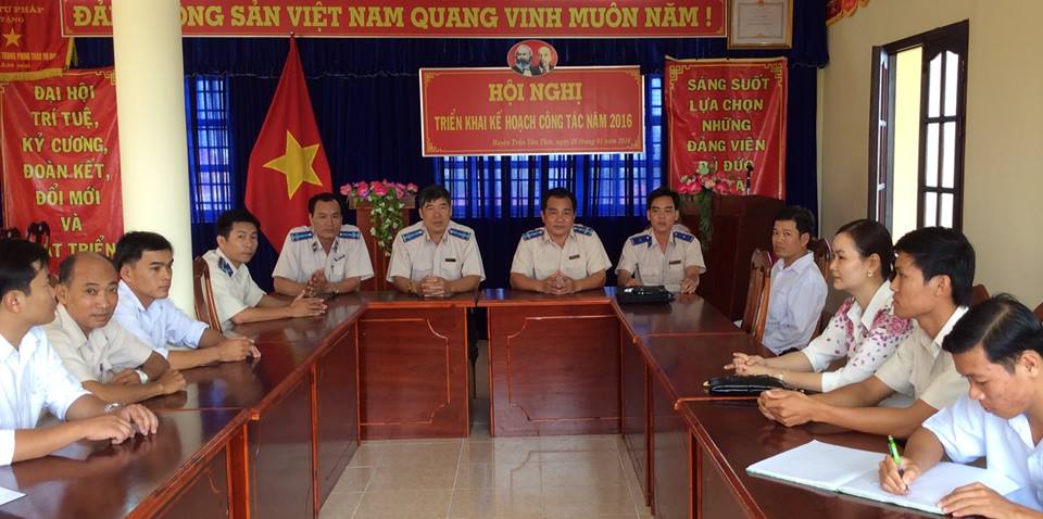 CÔNG BỐ QUYẾT ĐỊNH BỔ NHIỆM LÃNH ĐẠO CHI CỤC THI HÀNH ÁN DÂN SỰ HUYỆN TRẦN VĂN THỜI