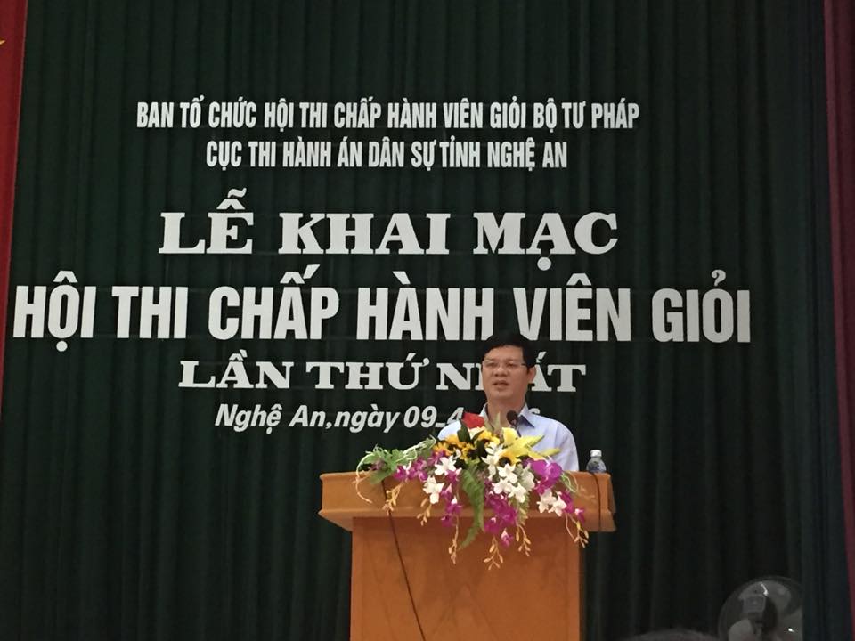 Cục Thi hành án dân sự tỉnh Nghệ An tổ chức Hội thi Chấp hành viên giỏi lần thứ nhất
