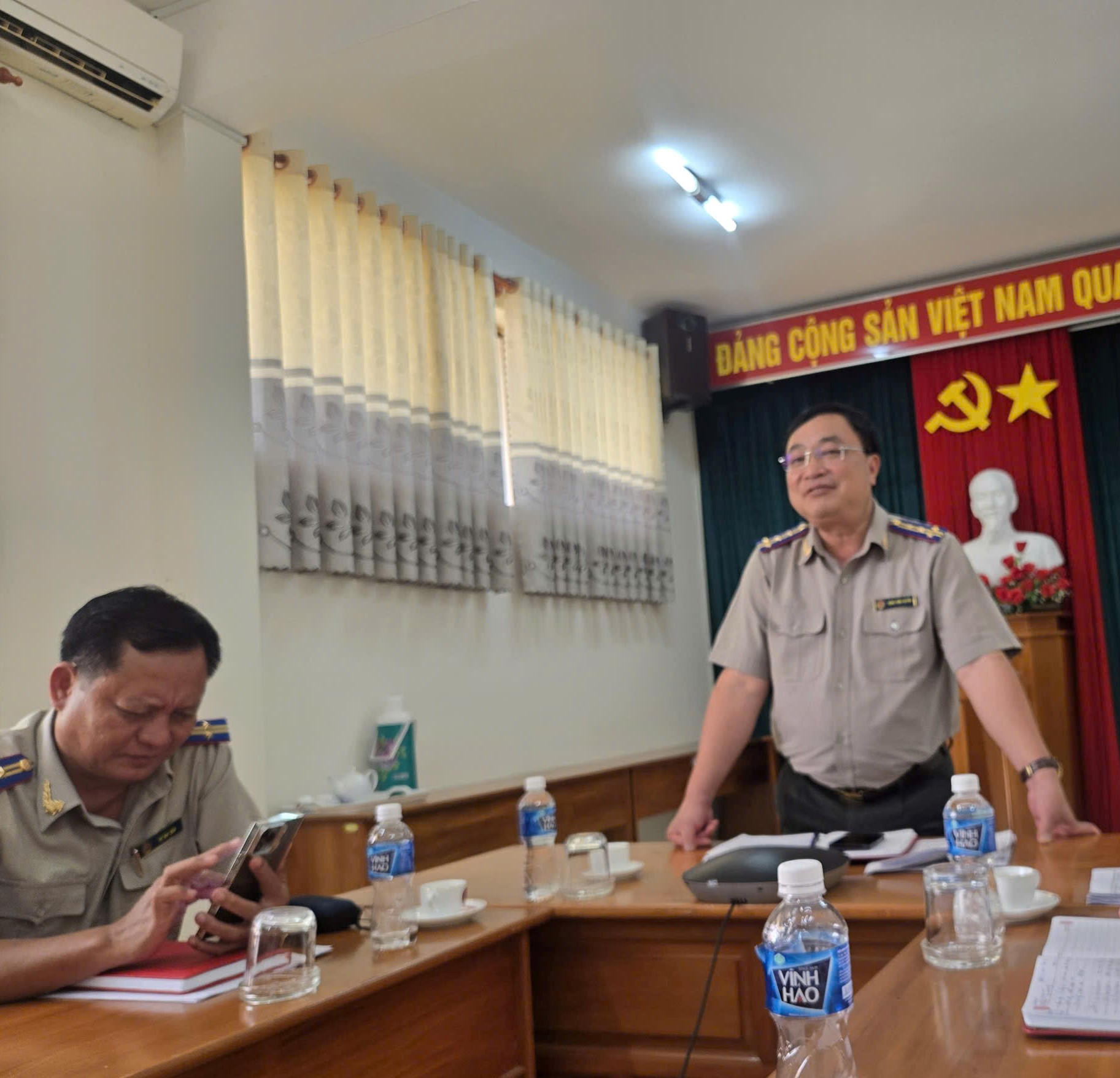 Đoàn công tác của THADS tỉnh Lâm Đồng làm việc với Phòng THADS khu vực 10