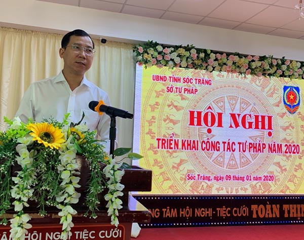 Sóc Trăng: Hội nghị tổng kết công tác Tư pháp năm 2019 và triển khai nhiệm vụ công tác Tư pháp năm 2020
