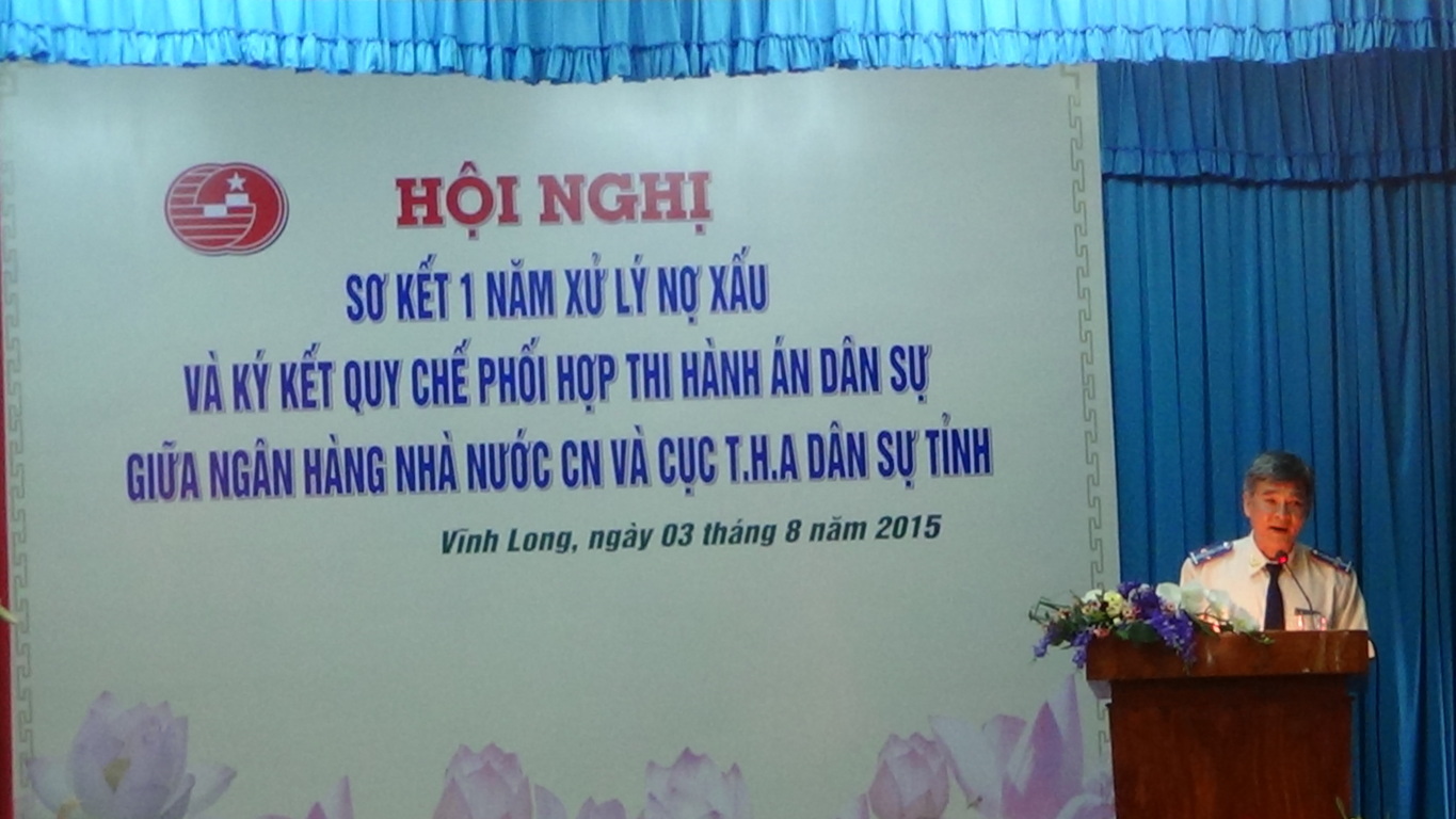 Lễ Ký Kết Quy Chế Phối Hợp Giữa Cục Thi Hành Án Dân Sự Tỉnh Với Ngân Hàng Nhà Nước Chi Nhánh Vĩnh Long Trong Công Tác Thi Hành Án Dân Sự