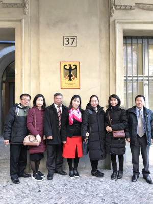 Đoàn công tác của Viện Khoa học pháp lý thăm làm việc, nghiên cứu, khảo sát thực tế tại Cộng hòa Liên bang Đức