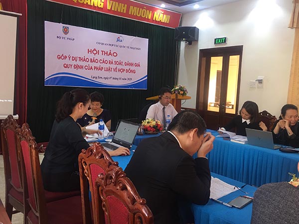 Hội thảo Góp ý Báo cáo rà soát, đánh giá quy định của Bộ luật dân sự về hợp đồng