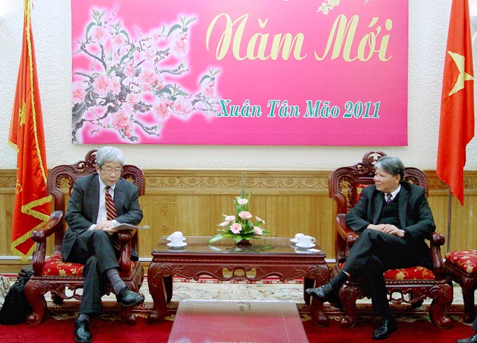 Justice Minister received JICA's Vice President